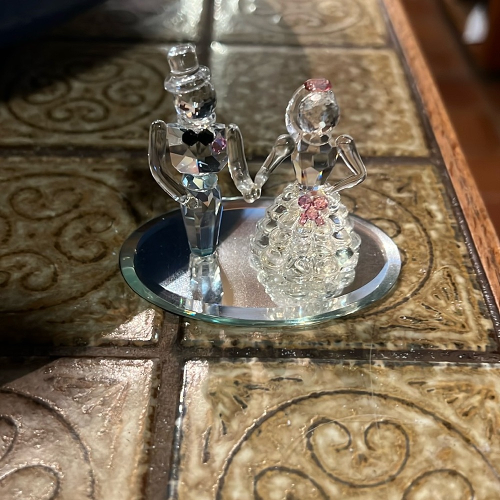 Swarovski cake topper